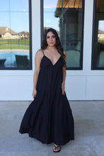 Load image into Gallery viewer, BECCA SPAGHETTI STRAP TIERED MAXI DRESS