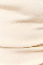 Load image into Gallery viewer, AINSLEY ASYMMETRICAL NECK SWEATER TOP | CREAM