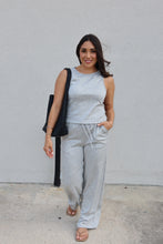 Load image into Gallery viewer, FARRAH WIDE LEG PANT SET | H GREY