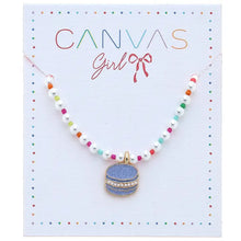 Load image into Gallery viewer, SWEET TREATS MACAROON MINI PEARL BEADED NECKLACE