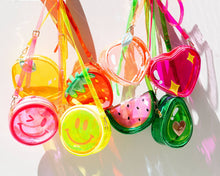 Load image into Gallery viewer, JELLY HANDBAG | SPARKLY HEART