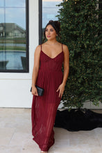 Load image into Gallery viewer, MULBERRY SHADOW CORSET MAXI DRESS