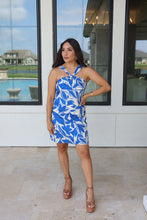 Load image into Gallery viewer, MIKA PALMS HALTER MINI DRESS