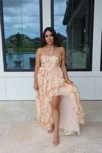 Load image into Gallery viewer, ELIZABETH RUFFLED BUSTIER MAXI DRESS