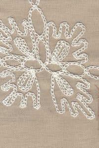GRACE EMBROIDERY LINEN MAXI DRESS