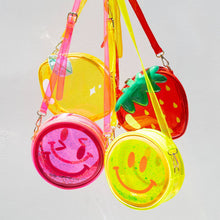 Load image into Gallery viewer, JELLY HANDBAG | YELLOW SMILEY FACE