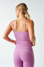 Load image into Gallery viewer, VERA STRAIGHT NECK CAMI | ORCHID