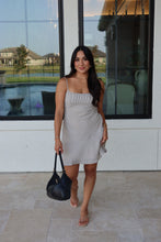 Load image into Gallery viewer, LUCY ASYMMETRICAL WAIST MINI DRESS