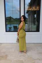 Load image into Gallery viewer, EDEN ASYMMETRIC MAXI DRESS | PISTACHIO