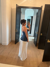 Load image into Gallery viewer, ADELINE LINEN BLEND WIDE LEG PANTS | IVORY