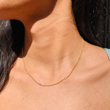 Load image into Gallery viewer, COVA ACCENTED DAINTY NECKLACE | GOLD FILLED