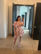 Load image into Gallery viewer, DELILAH FLORAL RUFFLE MINI DRESS