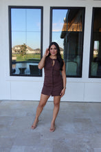 Load image into Gallery viewer, MAPLE BOW BUTTON DOWN DENIM DRESS