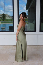 Load image into Gallery viewer, OLIVIA BIAS MAXI DRESS | SAGE