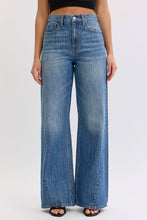 Load image into Gallery viewer, CECILIA HIGH RISE WIDE LEG DENIM JEANS