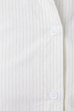 Load image into Gallery viewer, AUDREY PINSTRIP HALTER COLLARED TOP