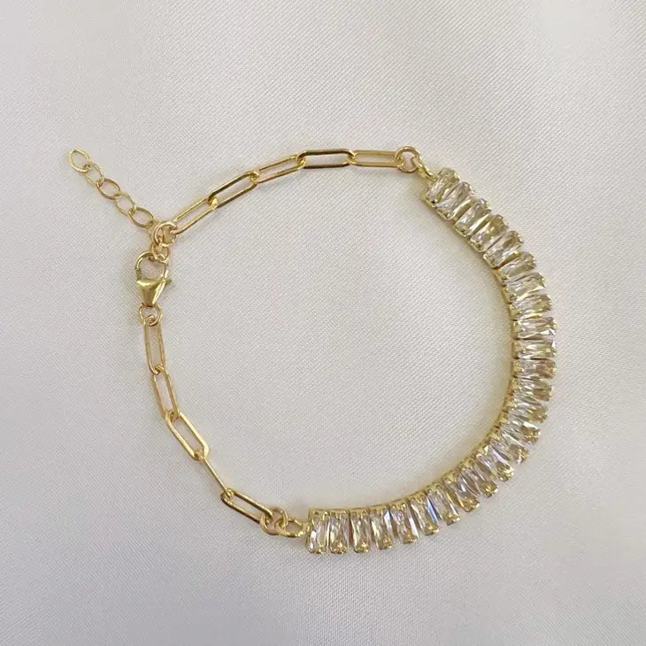 8.5mm Paperclip Chain Bracelet