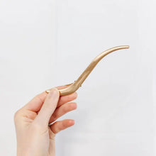 Load image into Gallery viewer, SLIM GOLD ALLIGATOR CLAW CLIP