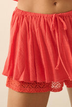 Load image into Gallery viewer, NALANI COTTON GAUZE TWO PIECE SHORT SET | HONEY ORANGE