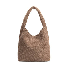 Load image into Gallery viewer, JOHANNA SUEDE VEGAN SHOULDER BAG | CLAY