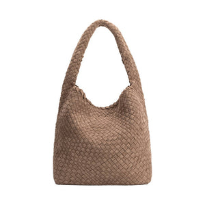 JOHANNA SUEDE VEGAN SHOULDER BAG | CLAY