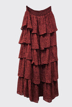 Load image into Gallery viewer, ROSALIE TIERED RUFFLE MAXI | MOCHA
