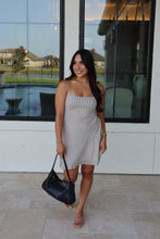 Load image into Gallery viewer, LUCY ASYMMETRICAL WAIST MINI DRESS