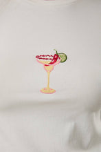 Load image into Gallery viewer, SPICY MARG EMBROIDERED T-SHIRT | WHITE