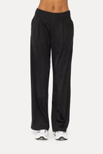 Load image into Gallery viewer, LARK FLEX FLOW FRONT WIDE LEG PANTS | BLACK