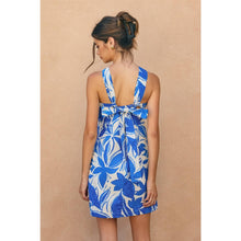 Load image into Gallery viewer, MIKA PALMS HALTER MINI DRESS