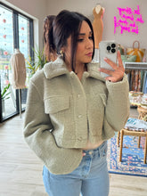 Load image into Gallery viewer, HOPE FAUX FUR SHEARED CROPPED JACKET | FINAL SALE