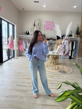 Load image into Gallery viewer, TAYLOR SWEATER CARDIGAN | LT BLUE