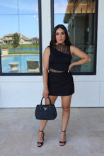 Load image into Gallery viewer, SABLE LACE SLEEVELESS TOP | BLACK