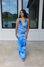 Load image into Gallery viewer, ALANI FLORAL MAXI DRESS | BLUE
