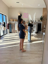 Load image into Gallery viewer, LANI LOUNGE SHORT SET | MIDNIGHT NAVY