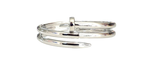 HARDING NAIL BRACELET | SILVER