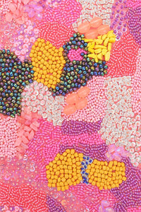 BUBBLEGUM POP BEADED SHOULDER BAG