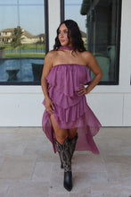 Load image into Gallery viewer, DANDELION RUFFLE HIGH LOW DRESS | MAUVE