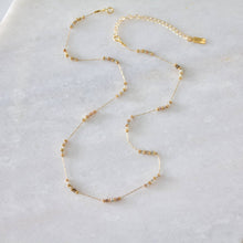 Load image into Gallery viewer, HOPE STONE BEADED CHAIN NECKLACE