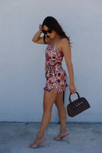 Load image into Gallery viewer, CLARA FLORAL ROMPER | CREAM &amp; WINE