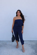 Load image into Gallery viewer, MADDY SLANTED HEM JUMPSUIT | NAVY