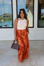 Load image into Gallery viewer, GRETA WIDE LEG  PANTS | AUTUMN TROPICS