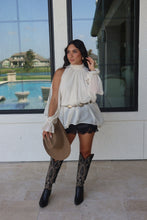 Load image into Gallery viewer, BETTER IN BOOTS HIGH LOW TOP | CREAM