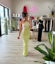 Load image into Gallery viewer, LIMONCELLO CROCHET KNIT MAXI DRESS