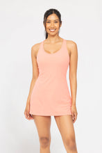 Load image into Gallery viewer, TAYLOR RACERBACK FIT &amp; FLARE DRESS | WATERMELON