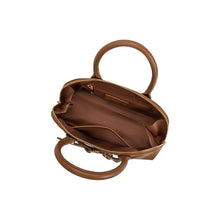 Load image into Gallery viewer, RUE TOP HANDLE VEGAN BAG | MOCHA