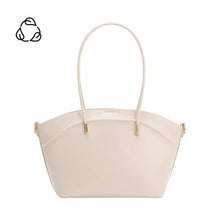 Load image into Gallery viewer, HAZEL VEGAN LEATHER TOTE BAG | IVORY