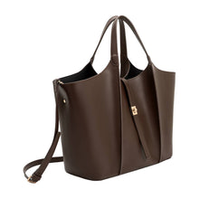 Load image into Gallery viewer, MALIA RECYLED VEGAN TOTE BAG | ESPRESSO