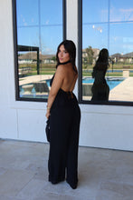 Load image into Gallery viewer, AVELINE WIDE LEG CHIFFON PANTS | BLACK