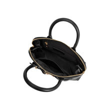 Load image into Gallery viewer, RUE TOP HANDLE VEGAN BAG | BLACK